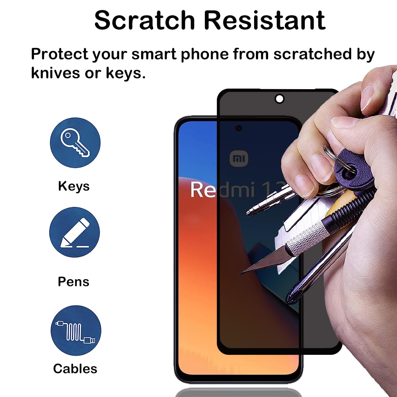 Anti Spy Screen Protector For  - огляд і ціна Anti Spy Privacy Glass Case