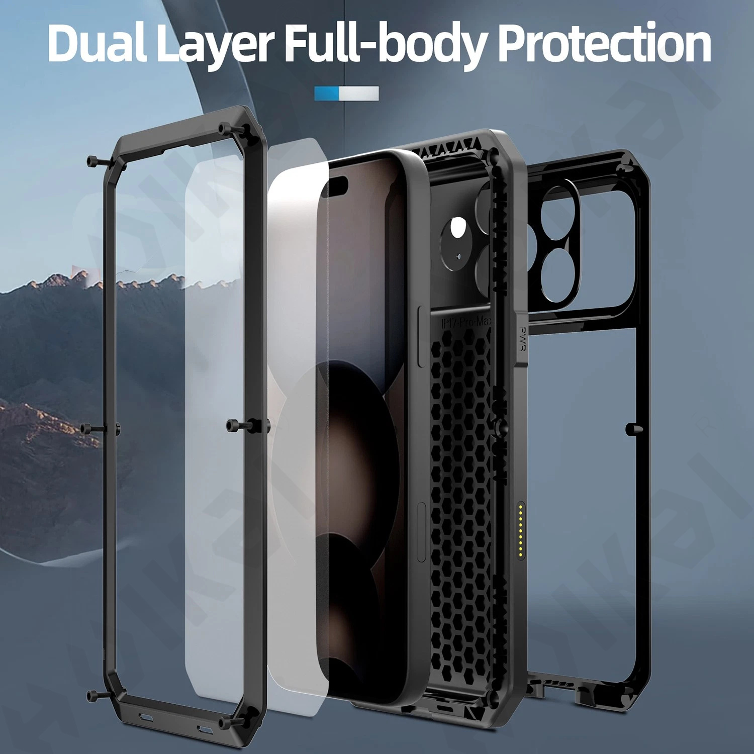 Suitable Case for IPhone 18 Pr - огляд і ціна Heavy Duty 360 Full Body Protective Case