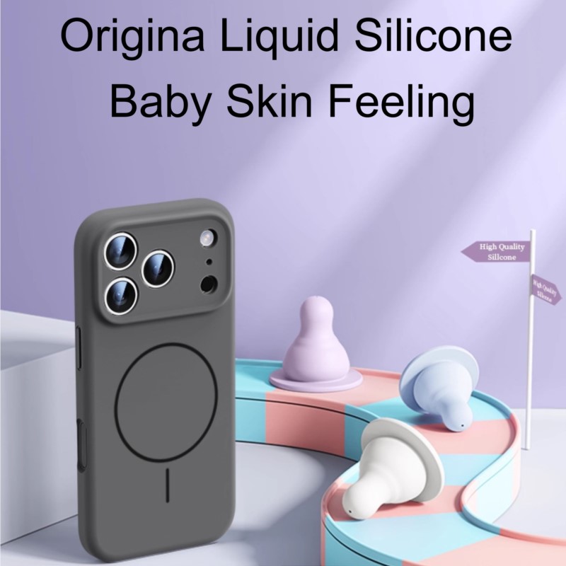 Luxury Liquid Silicone Case Fo - огляд і ціна Liquid Silicone Magnetic Phone Case
