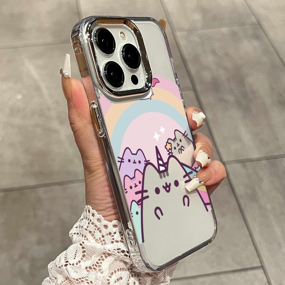 Cartoon Pusheen Cat Matte Tran - огляд і ціна Clear Shockproof Bumper Case