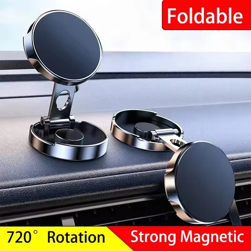 Round Folding Magnetic Car Hol - огляд і ціна Phone Stands
