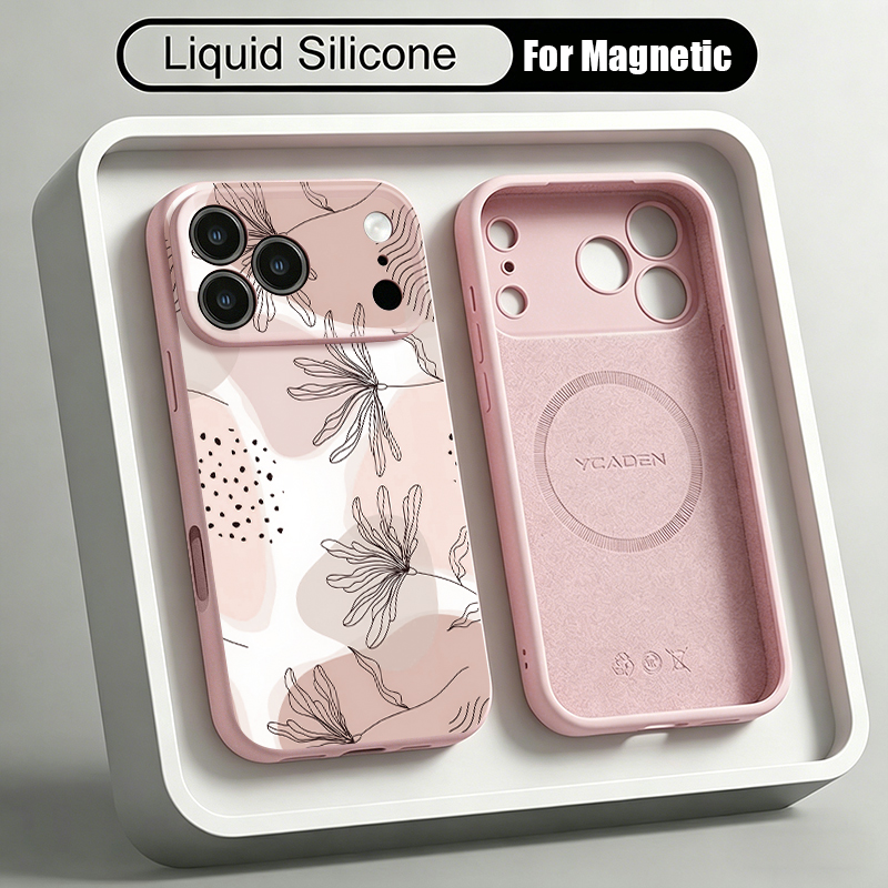 Simple Pattern Liquid Silicone - огляд і ціна Liquid Silicone Magnetic Phone Case