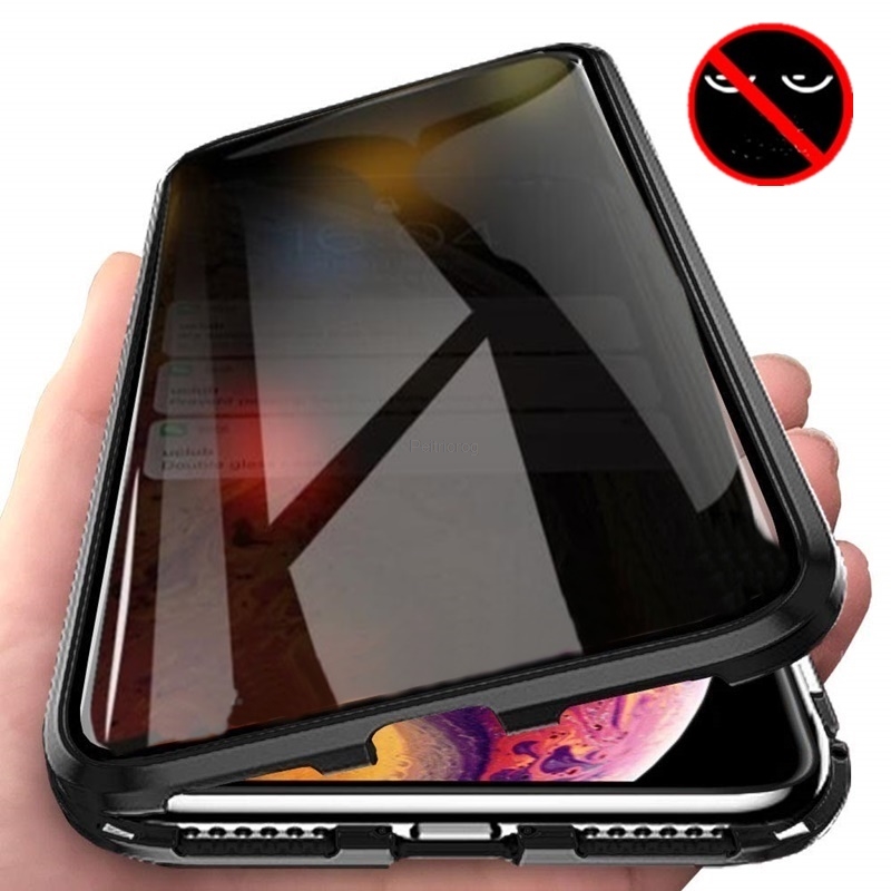 Magnetic Tempered Glass Privac - огляд і ціна Anti Spy Privacy Glass Case